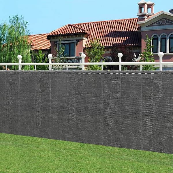 Skyggedug til hegn med kabelbindere | Antracit | 1,2x15 m