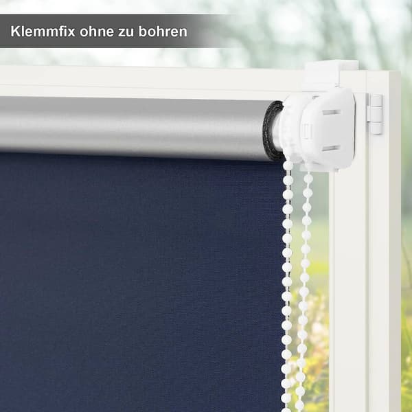 Blackout thermal roll without drilling | Sininen | 110x160 cm