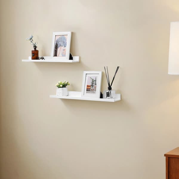 Seinähyllysarja 2 kpl - E1 MDF - 60 x 10 x 5 cm