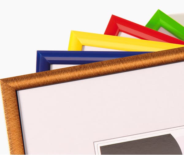 Fotoram i plast | Silver | 13x18 cm
