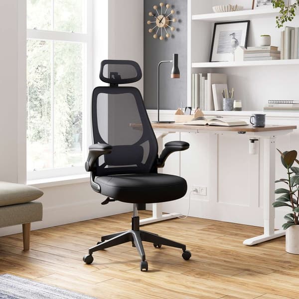 Kontorstol - Gaming stol - Computer stol - Sort - 64 x 62 x (117-127) cm