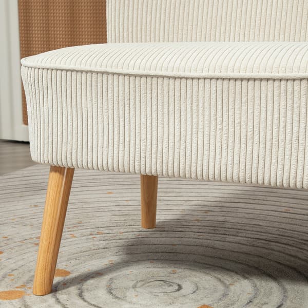 2-sits tygsoffa - Vit soffa | Färg: Vit | Mått: 117x56,5x77 cm