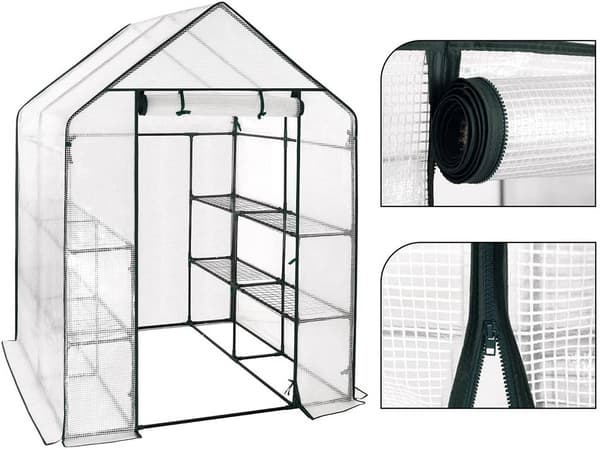 Foliekas 143x143x195 cm | Wit