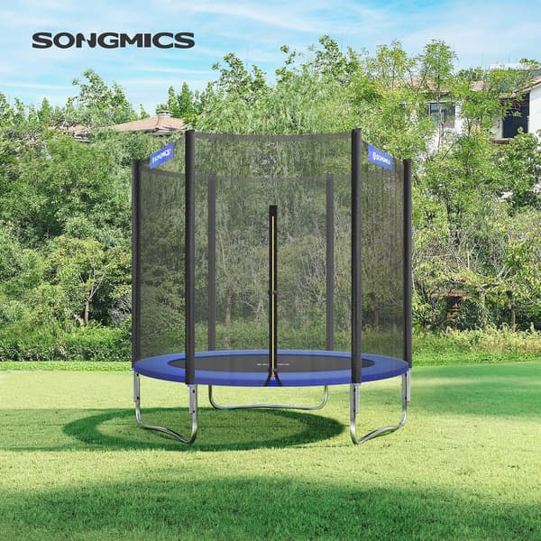 Utomhusstudsmatta 183 cm för barn - Säker - Galvaniserad stålram