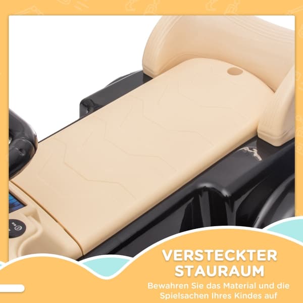 Mercedes-Benz 300 S børnebil - Sort | Farve: Sort | Mål: 41,5x77,5x45 cm