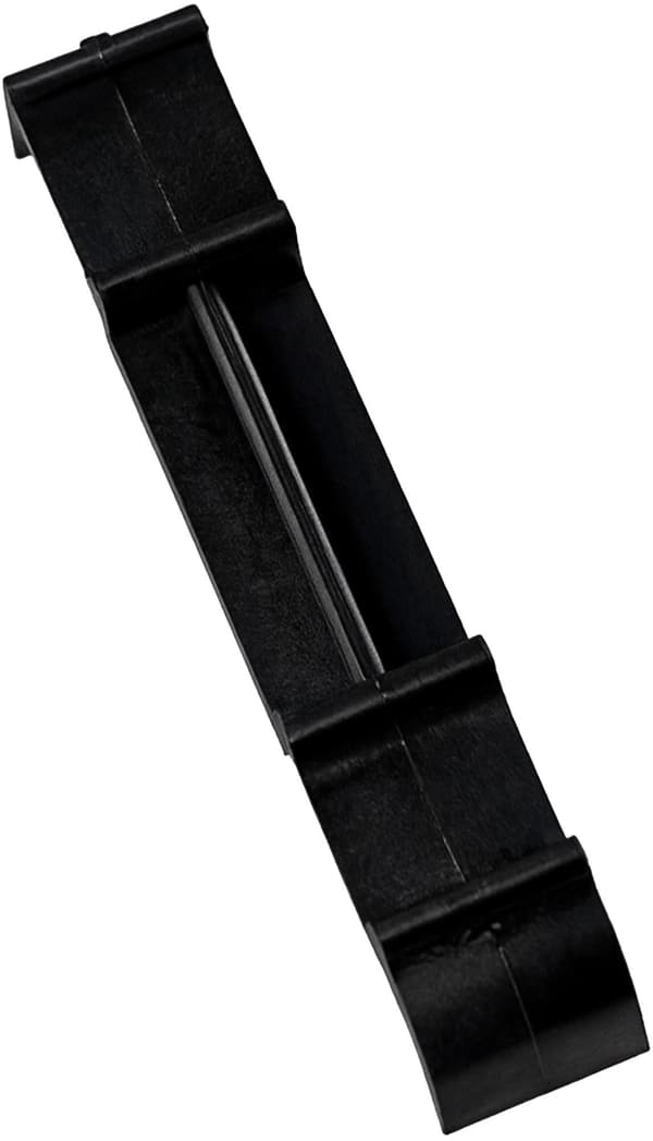 10-delt sæt plastiksædeforbindelser | Farve: sort | Mål: 18x4x2,5 cm