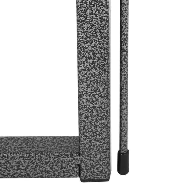 Hundspring utomhus - valpfack med 8 paneler - metall - grå