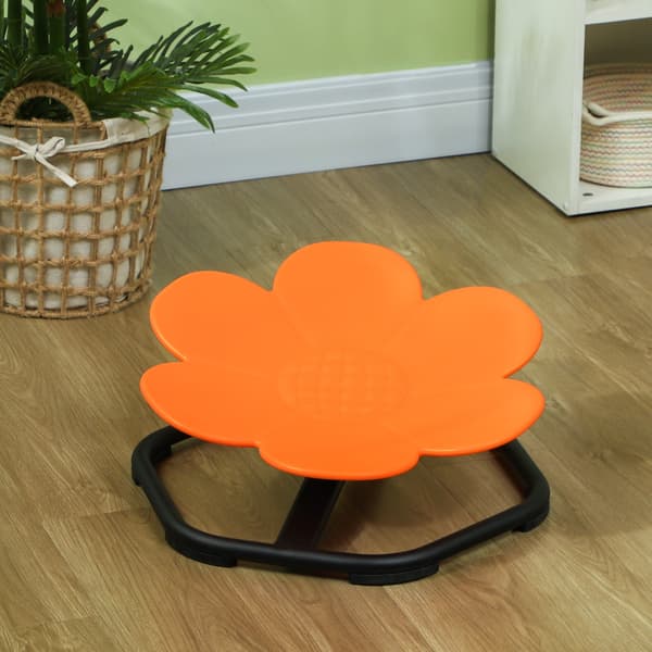 Sensorisk højstol til autisme | Farve: Orange, sort | Mål: 55x55x26 cm