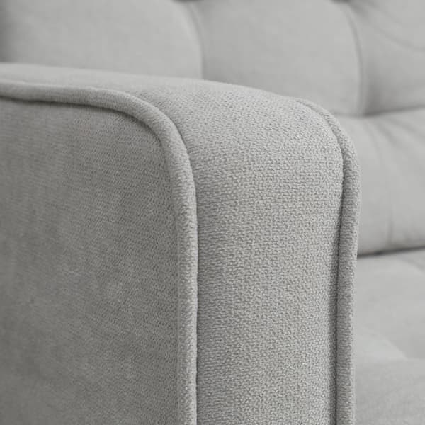 Dobbelt sofa med opbevaringsplads | Farve: Grå | Mål: 117x62x78 cm
