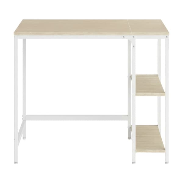 Moderne bureau | Beige-wit | 100x50x76 cm