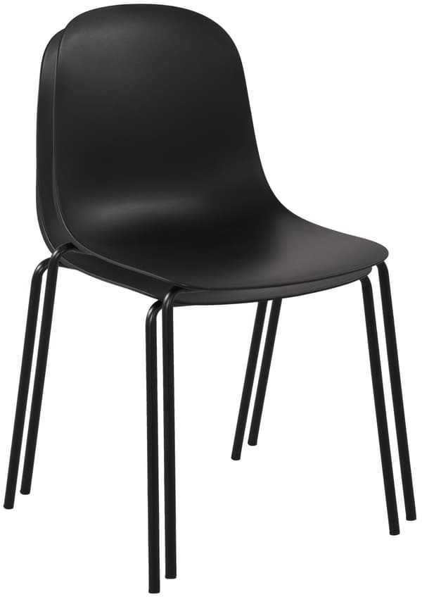 Puutarhakalusteet Nerra 2 tuolilla | Väri: musta | Mitat: 166x60x85 cm