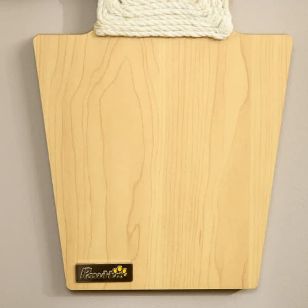 Kattenkrabplank set van 2 - Cactusdesign | Kleur: Eiken+Wit+Groen