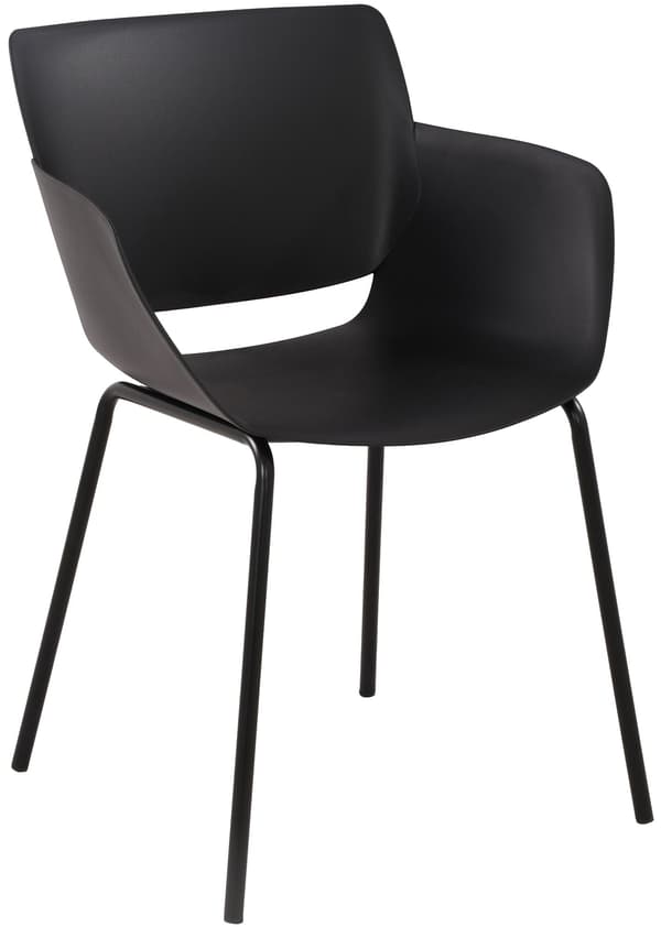Norva puutarhakalusteet 2 tuolilla | Väri: musta | Mitat: 168x60x80 cm
