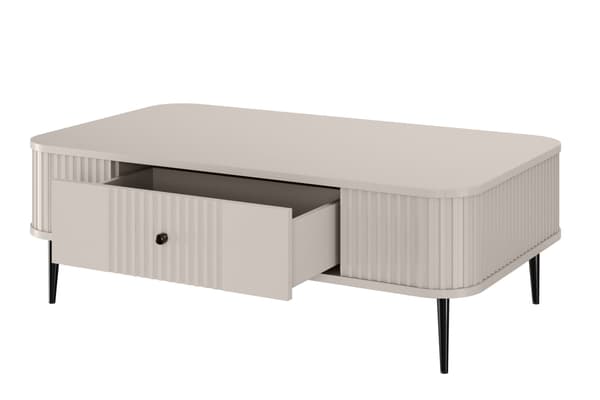 Vesper Soffbord med låda - Modern Design, Soft-Close | Kashmir | 103x60x35 cm