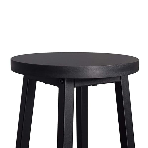 Bistro barstolar 2-delat set | Svart