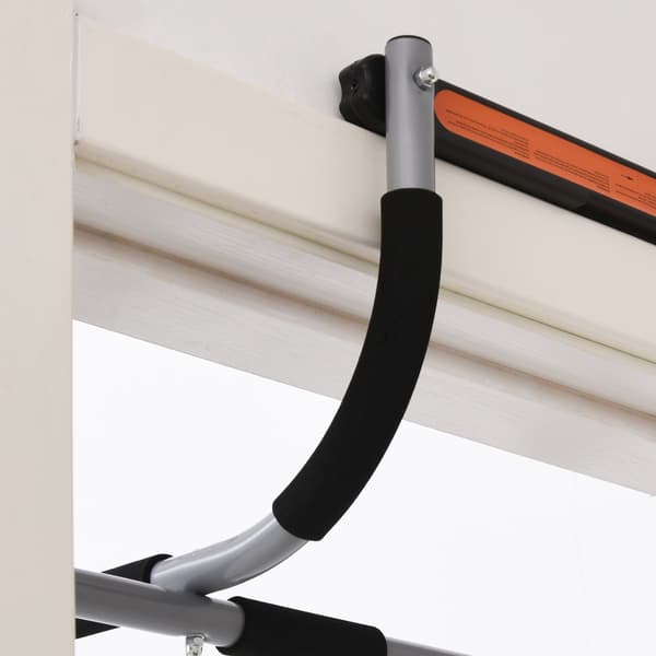 Pull-up bar træningsholder til pull-ups | Farve: Sort, grå | Mål: 40x92x17 cm