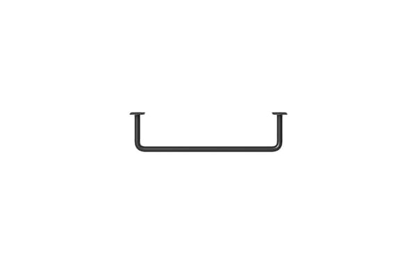 Nicole Bathroom Hanger - Metaldesign til håndklæder og badekåber | Farve: Sort