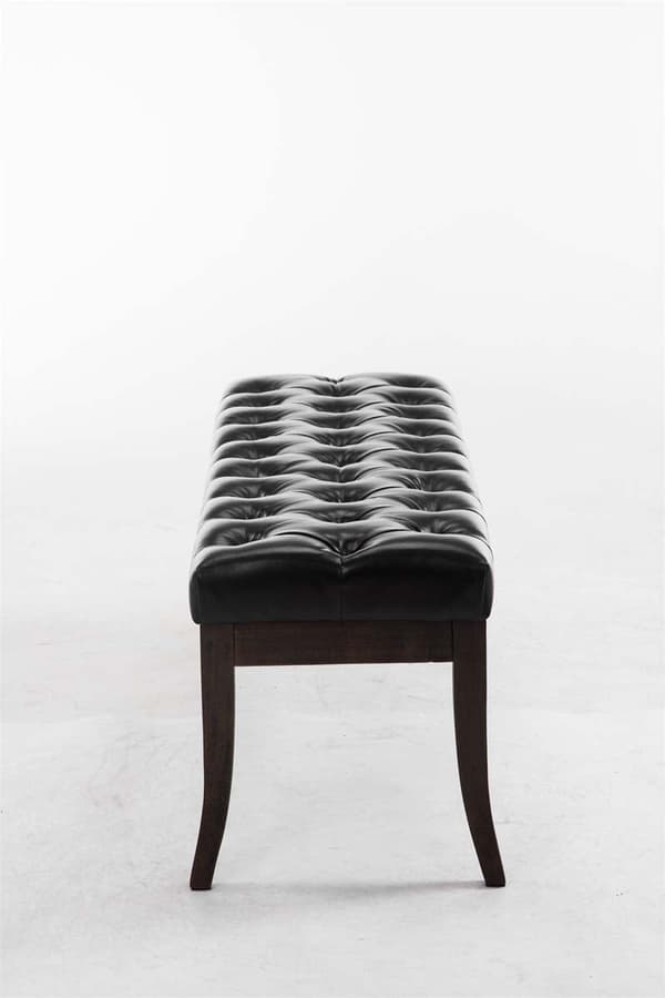 Sofa RAMSES - Chesterfield sofa | Farve: sort | Mål: 120x38x46 cm