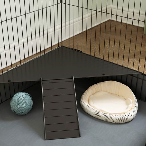2-i-1 gnaverbur | Farve: Sort, grå | Mål: 61x121x61 cm