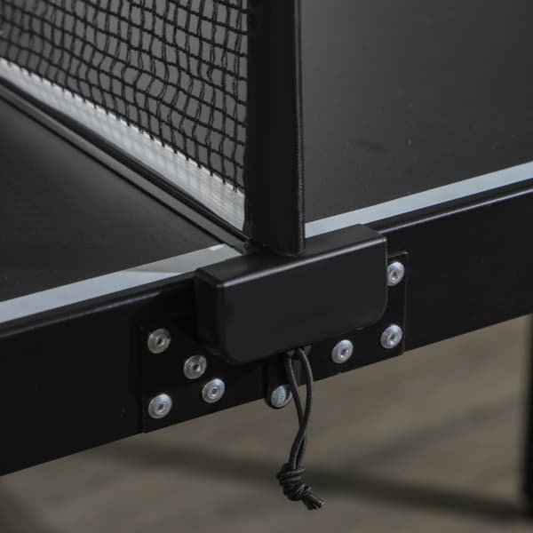 Mini bordtennisbord til børn, foldbart | Farve: Sort | Mål: 76x152x72 cm