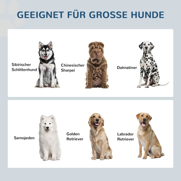 Foderstation til store hunde med 2 skåle og skuffe i rustfrit stål | Farve: Sort | Mål: 60x30x36 cm