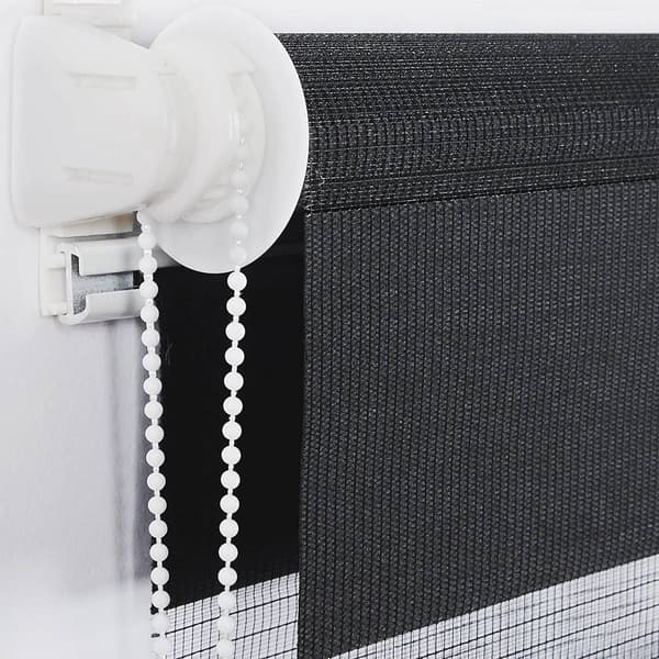 Duo rullgardin antracit 55x150 cm