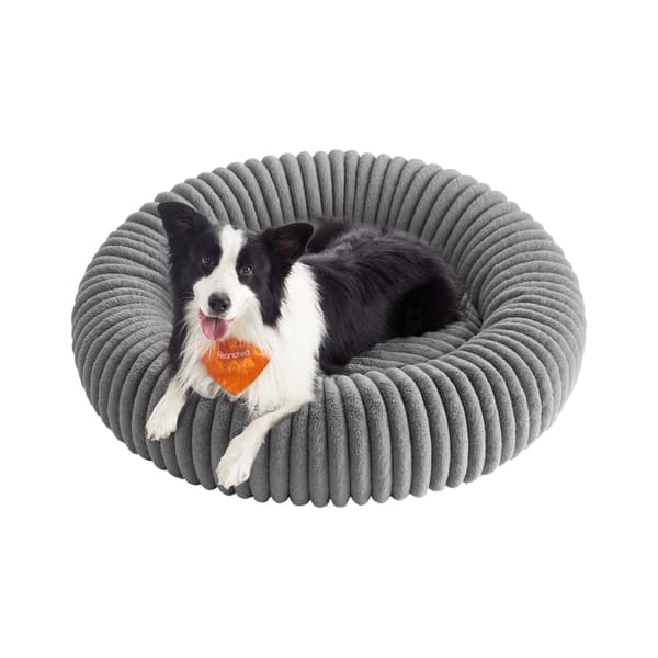 Vaskbar hundeseng | Due grå | 100x100x20 cm