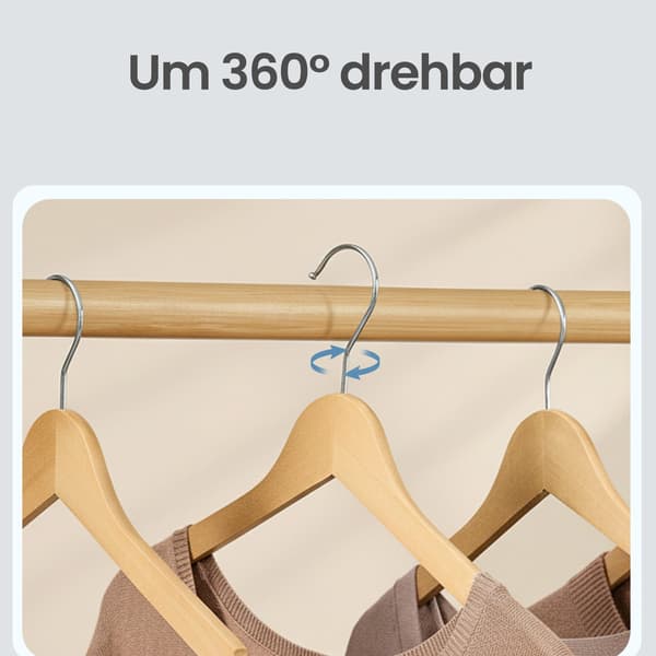 Træbøjler 30 stk. | Brun