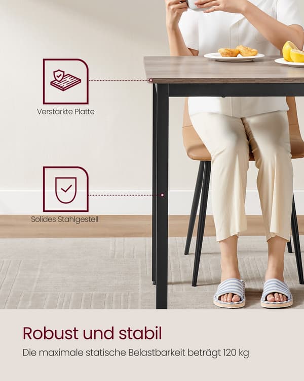 Matbord 70 x 110 x 77 cm - Robust design