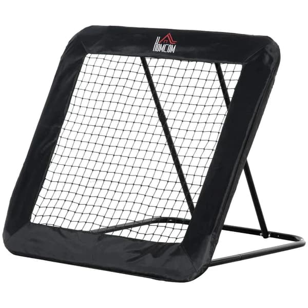 Fodbold rebounder net - Sammenfoldeligt træningsnet | Farve: Sort | Mål: 118x128x108-120 cm