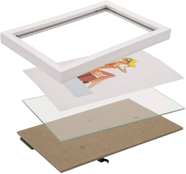 Fotoram i plast | Silver | 13x18 cm