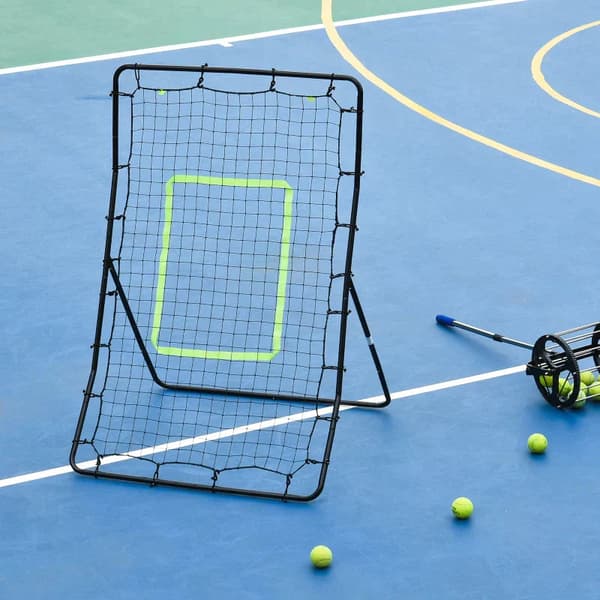 Baseball rebounder net - Training net | Väri: musta | Mitat: 80x90x140 cm