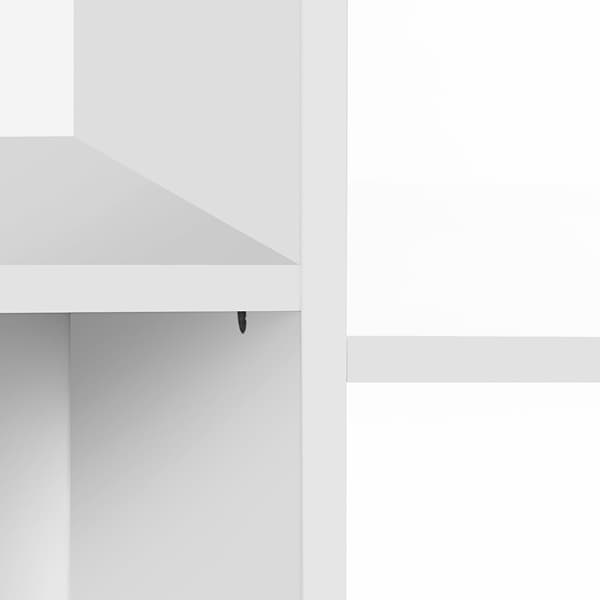 Legetøjsstativ til børn - Børne reol - Opbevaring - Hvid - 93 x 30 x 100 cm