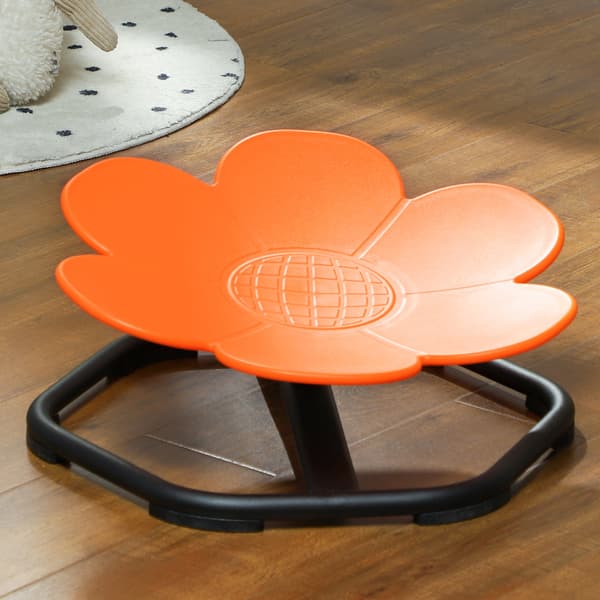 Sensorisk højstol til autisme | Farve: Orange, sort | Mål: 55x55x26 cm