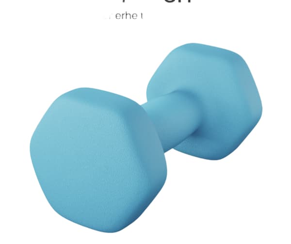 Dumbbellset 2-delig neopreen 2x2kg 16x8 cm