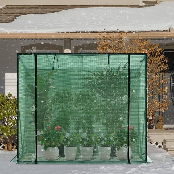 Folie drivhus til planter | Grøn | 200x77x146/169 cm