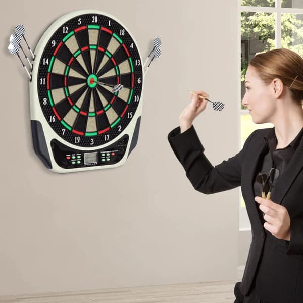 Elektronisk dartskive med 18 spil og 159 variationer | Farve: Sort