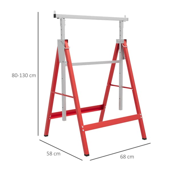 Teleskooppipukit, 2 kpl sarja | Väri: punainen ja harmaa | Mitat: 58x68x80 cm
