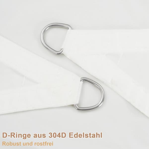 Triangular polyester sun cloth with UV protection | Kerma | 360x360x510 cm