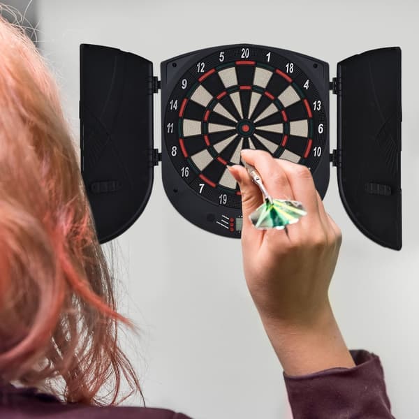 Elektronisk dart sæt | Farve: Sort, orange | Mål: 1,73x18,3x19,88 cm