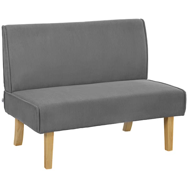 2-istuttava vakosametti sohva - harmaa | Väri: Harmaa | Mitat: 110x62x85 cm