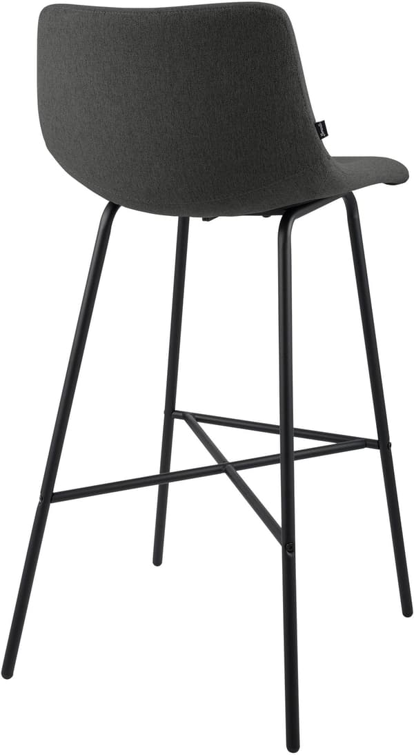 Baarijakkara Altona selkänojalla | Väri: tummanharmaa | Mitat: 44x49x98 cm