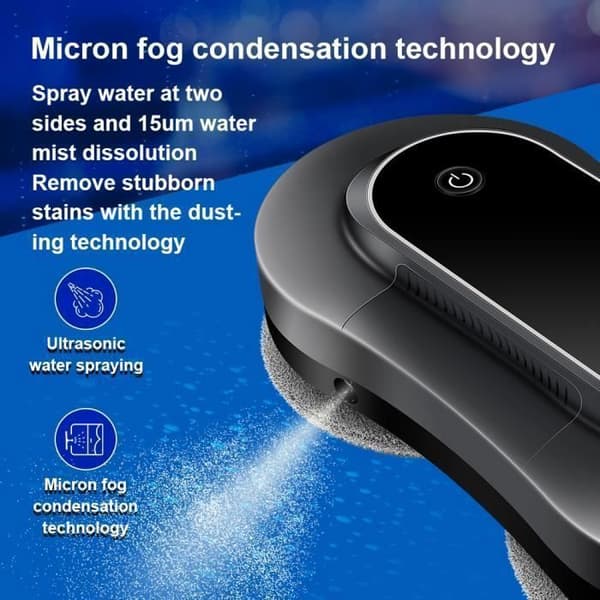 LIECTROUX YW810 Robot vinduesvasker App-styring Dobbelt spray