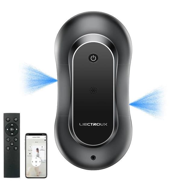 LIECTROUX YW810 Robot vinduesvasker App-styring Dobbelt spray