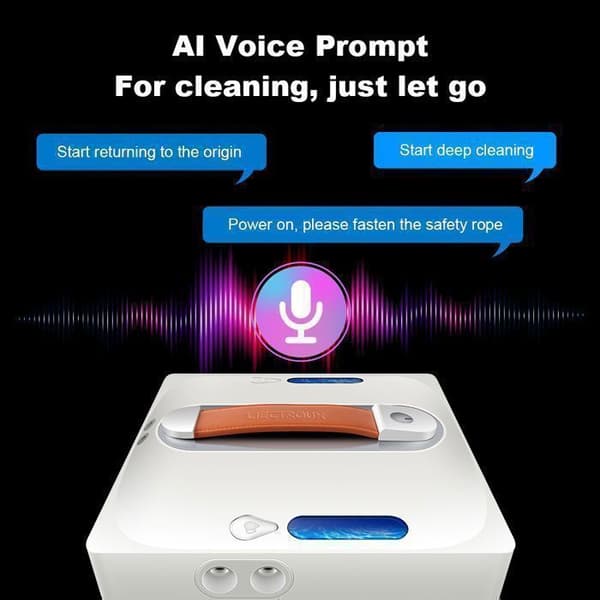 Liectroux S11 Vinduesvaskerrobot 4-vejs spray Rammefri detektion Bluetooth