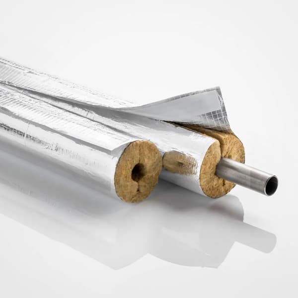 NOMA®WOOL aluminium rørisolering stenuld Ø22x20mm 36m