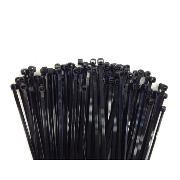 1000 Sorte UV-stabiliseret kabelbind 530x9 mm Polyamid 6.6