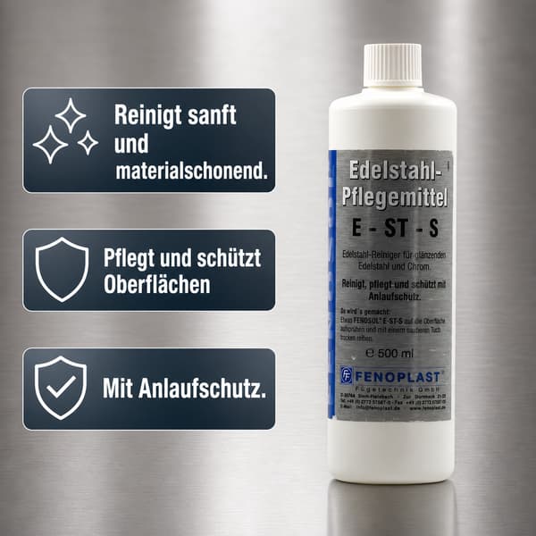 Fenosol E-ST-S rostfritt stål rengöring 500 ml spray