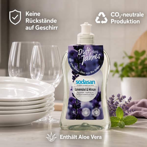 SODASAN Handdiskmedel lavendel & Mynta 500 ml