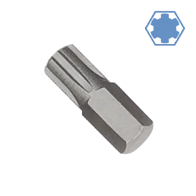Ribe Bit S2 Stål 10mm Hex Bitsats for Precision Screwdriving